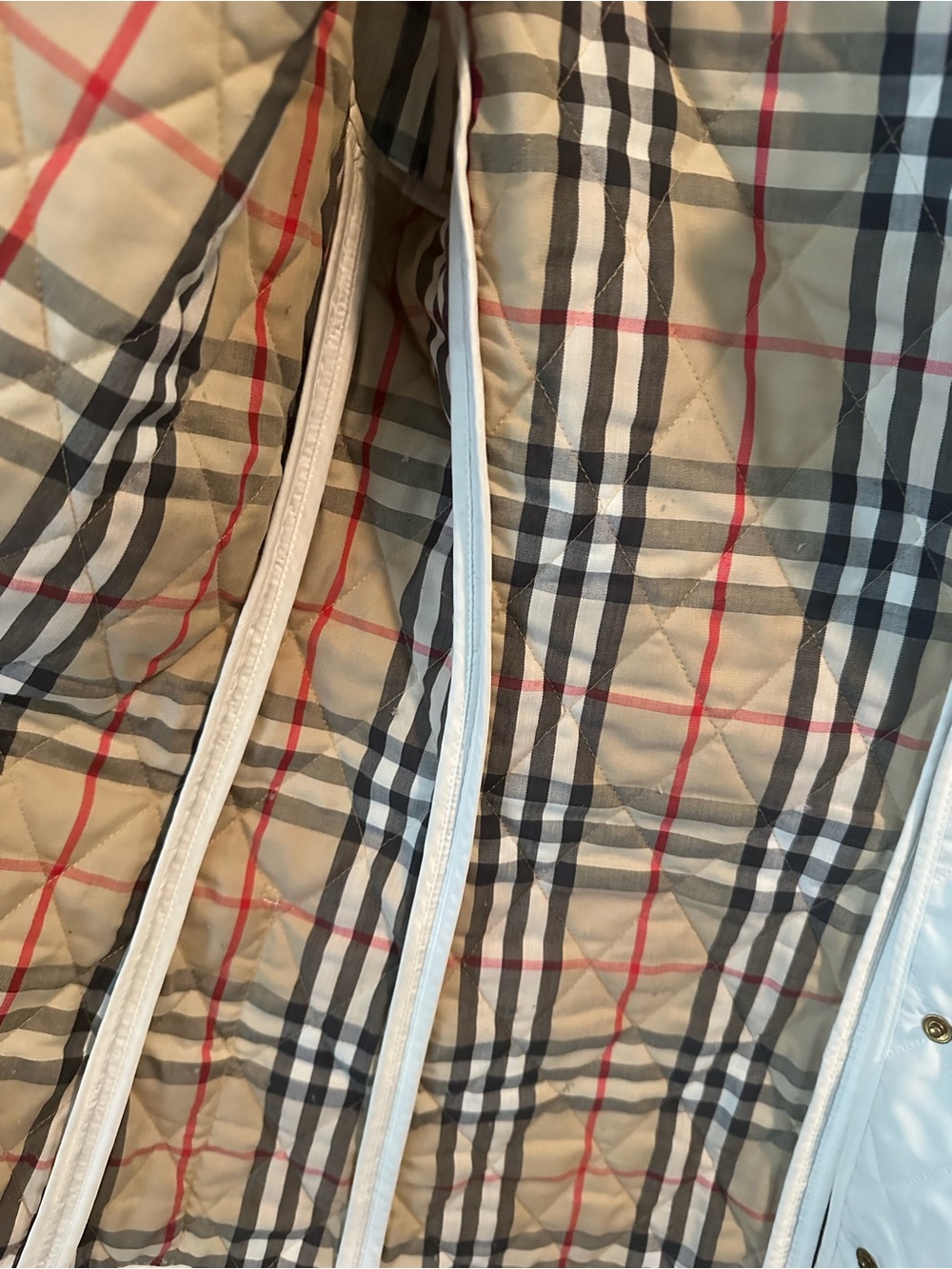 Burberry jacket white size 4 - Picture 4 of 4